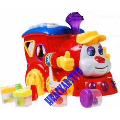 Huile Toys multifunkčná lokomotíva s magickými kockami