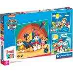Clementoni Детски пъзел Clementoni от 3 x 48 части - Пес патрул (вариант 1) (25291) - baby