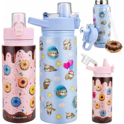 Kamille termohrnček 600 ml nerezová oceľ s automatickým uzáverom