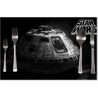 Sablio Prostírání Star Wars Vesmírná loď 40x30cm