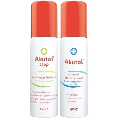 Akutol spray a Akutol Stop spray duopack 2 x 60 ml