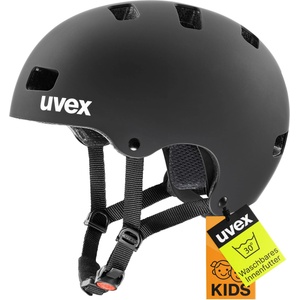 uvex Kid 3 cc children's bicycle helmet, black matt, 55-58 cm - S4149721717 (S4149721717)