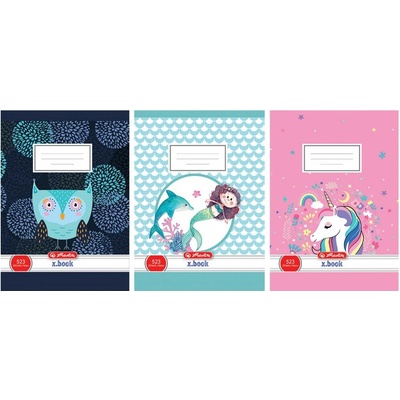 Herlitz Zošit 523 A5 linajkový mix dievčenských motívov