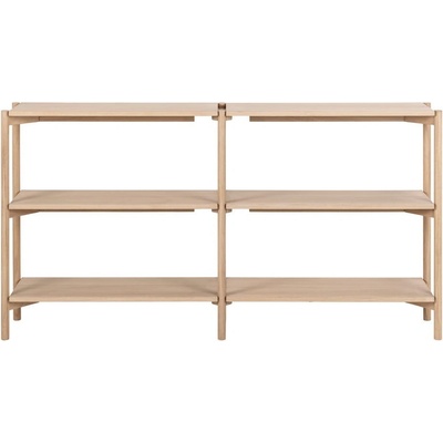 Knižnica v dekore duba v prírodnej farbe 169x88 cm Braidwood – Actona