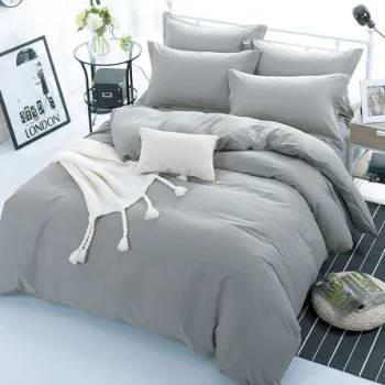 Image 1 of GoHome СИВ - Спален комплект с чаршаф с ластик