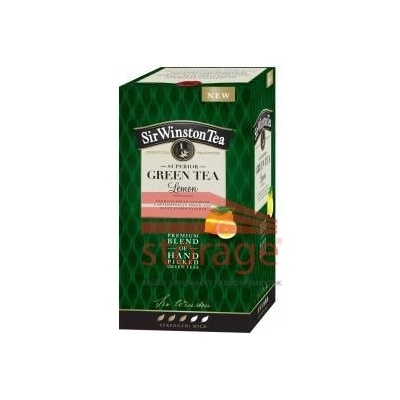 Sir Winston Tea Green Tea Lemon 20 vrecúšok 35 g