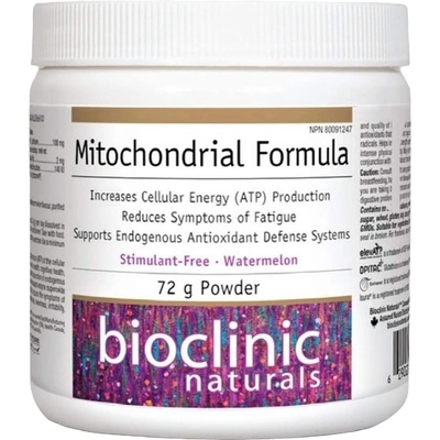 Natural Factors Bioclinic Naturals Mitochondrial Formula, 72 g, Natural Factors