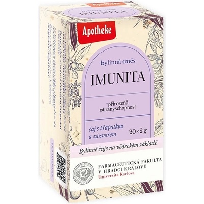 APOTHEKE Čaj Imunita Farmaceutická fakulta 20 x 2 g