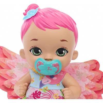 Mattel My Garden Baby Miminko plameňák s růžovými vlasy GYP09
