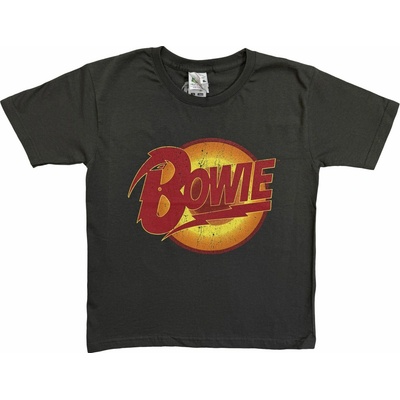David Bowie Diamond Dogs Logo šedá