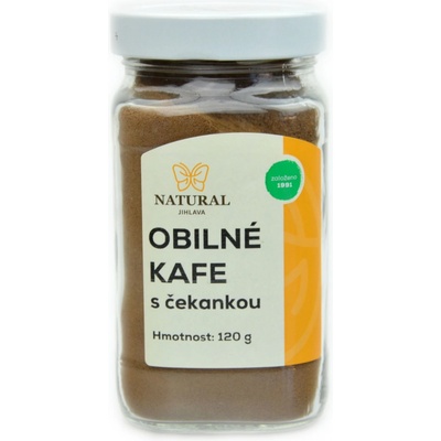 Natural Jihlava kafe obilné s čakankou 120 g