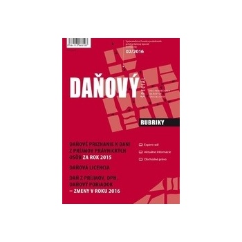 Daňový špeciál 2-2016