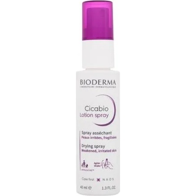 BIODERMA Cicabio Lotion Spray 40 ml успокояващ и подсушаващ спрей за мокри рани унисекс