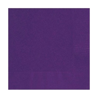 Unique Ubrousky papírové EKO fialové 33x33 cm 20 ks