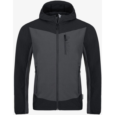 Kilpi Тъмно сиво мъжко софтшел яке за бягане Kilpi Balans-M Kilpi | Siv | МЪЖЕ | S