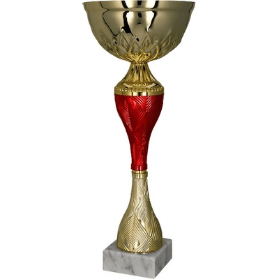 Kovový pohár Zlato-červený 26 cm 10 cm