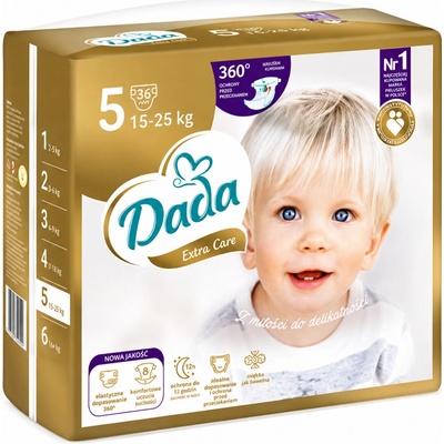 Dada Extra Care 5 15-25 kg 36 ks