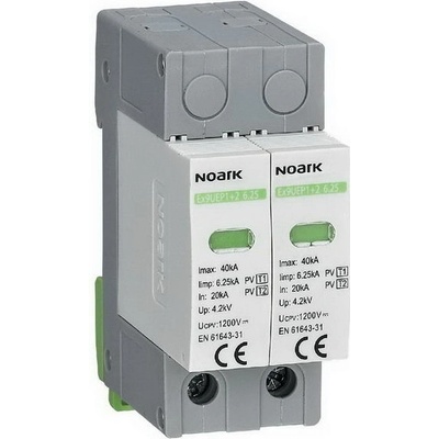 Svodič přepětí NOARK EX9UEP s pomocným kontaktem,1+2, 6,25kA, 1000 V DC, 2TE