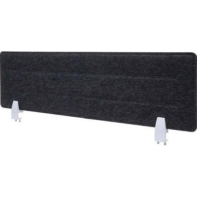 Design-Shop Akustický panel na stůl HWC-G76 tkanina/textil s reliéfem 100 x 30 cm černá – Zboží Dáma