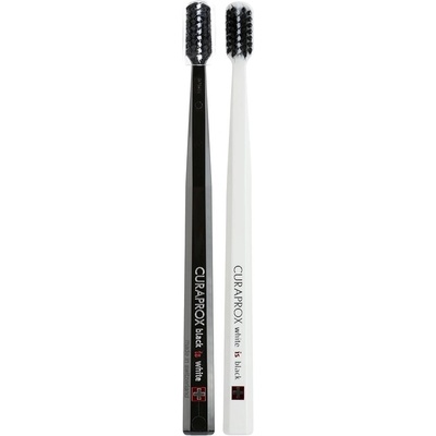 CURAPROX 540 Black is White четки за зъби ултра софт Black & White 2 бр