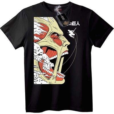 NOONEBRAND Тениска Титан Гигант от Attack on Titan - 4XL, Black