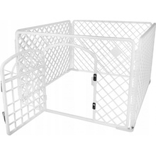 Malatec ISO 15743 Plastová ohrádka pro zvířata 90 x 90 x 60 cm bílá