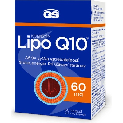 GS Koenzým Lipo Q10 60 mg 60 kapsúl