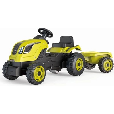 Smoby Педалков трактор Farmer XL зелен с ремарке