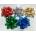 Penword Metallic rosettes 12, 7cm (18pcs)