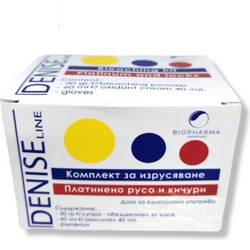 Image 1 of BioPharma DENISE Line комплект за изрусяване, платинено русо и кичури