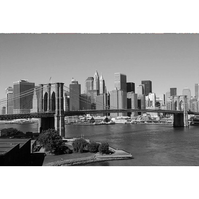 Dimex MS-5-0010 vliesová fototapeta na zeď Manhattan v šedé barvě rozměry 375 x 250 cm