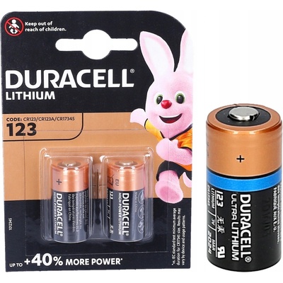 Duracell Ultra CR123A 2 ks 81510034