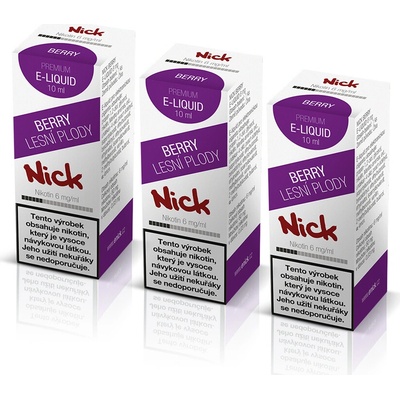Nick BERRY 3 x 10 ml 6 mg