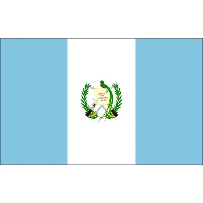 Guatemala vlaječka - 11 x 16 cm - nasunutie, zavesenie