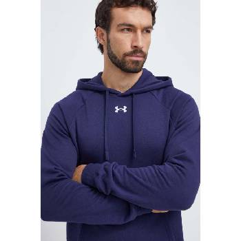 Under Armour Суичър Under Armour в тъмносиньо с качулка с изчистен дизайн (1379757)