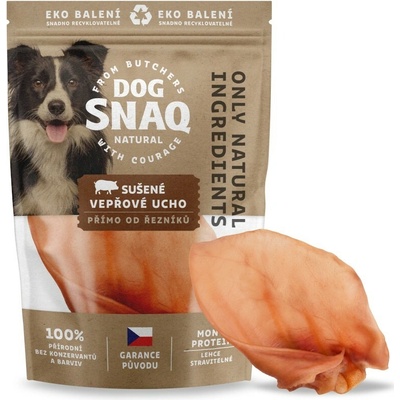 Dog Snaq Přírodní Vepřové ucho sušené 0,06 g