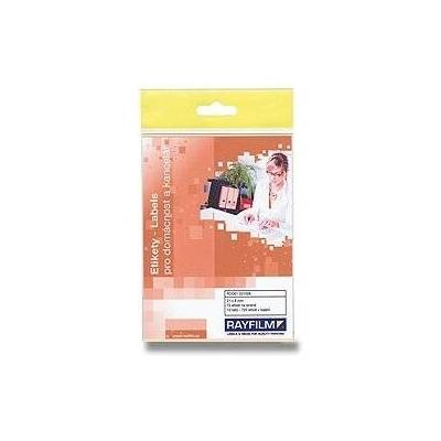 Rayfilm R0009.SF01G samolepicí bílé etikety 21 x 8 mm 720 etiket 10 listů