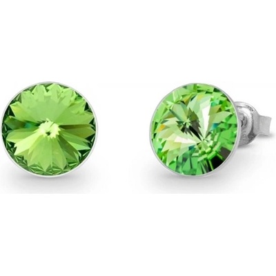 Spark Rivoli se Swarovski Elements Sweet Candy Studs K1122SS39PE Peridot zelené