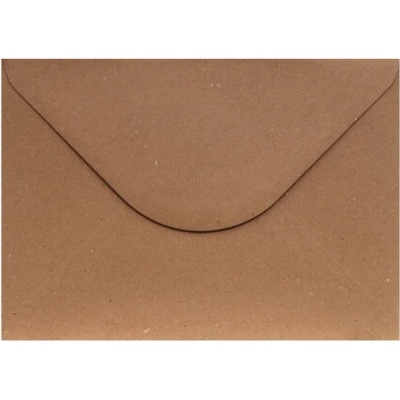 Poštová obálka hnedá recyklovaná 133x184mm