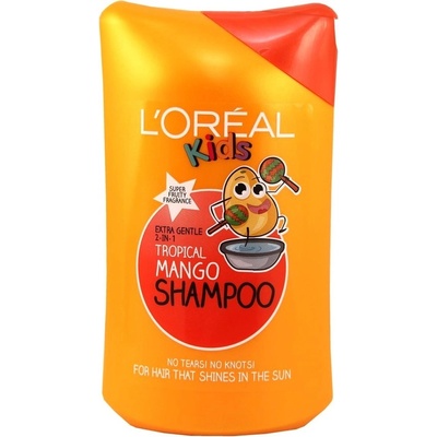 L'Oréal Kids Tropical Mango детски шампоан без сълзи 250 мл