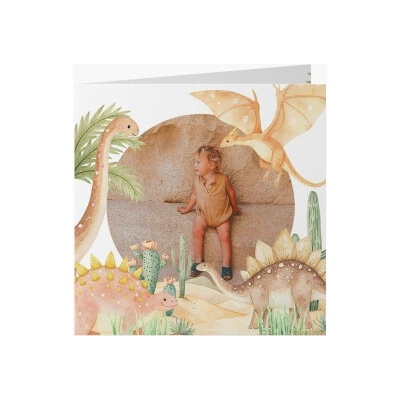 Fotopřání Dinosauři 2, 14x14 cm - 105412