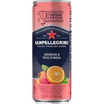 Sanpellegrino pomaranč a opuncia 330 ml