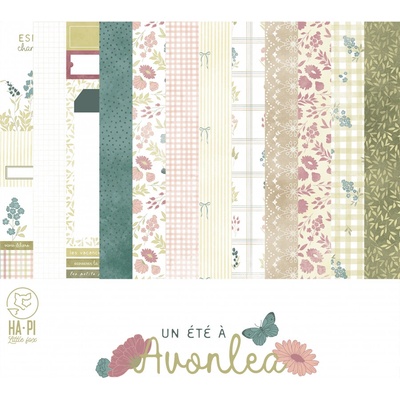 HA.PI Little Fox Sada scrapbookových papírů 12" - Léto v Avonlea