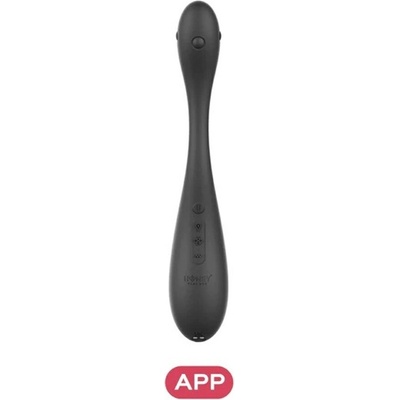Honey Play Box Puff Aira Vaginální trenažér App Inflatable Kegel Ball černý