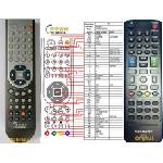 GENERAL SHARP GA868WJSA - съвместимо дистанционно управление на марката General (GA868WJSA) Дистанционно