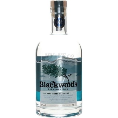 Blackwood's Premium Nordic Vodka 40% 0,7 l (čistá fľaša)