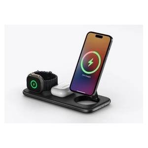 Satechi Qi2 Trio Wireless Charging Pad - with Type A, C, G plugs - Space gray (ST-QTPM-EA) - iStore