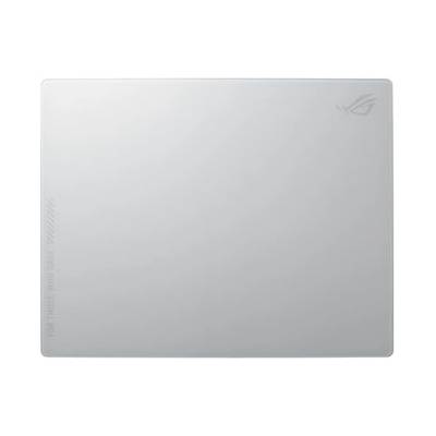 Геймърска подложка за мишка ASUS ROG Moonstone Ace L White, силикон и закалено стъкло, 540 x 440 x 25 mm (90MP03L0-BPUA10)