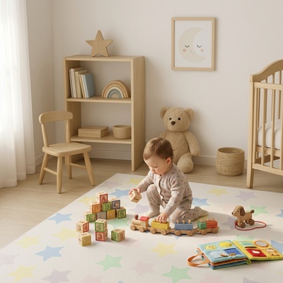 LALALU Podložka na hraní Small Premium Happy Birthday