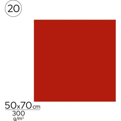 Folia papír barevný 50 x 70cm červený 661455